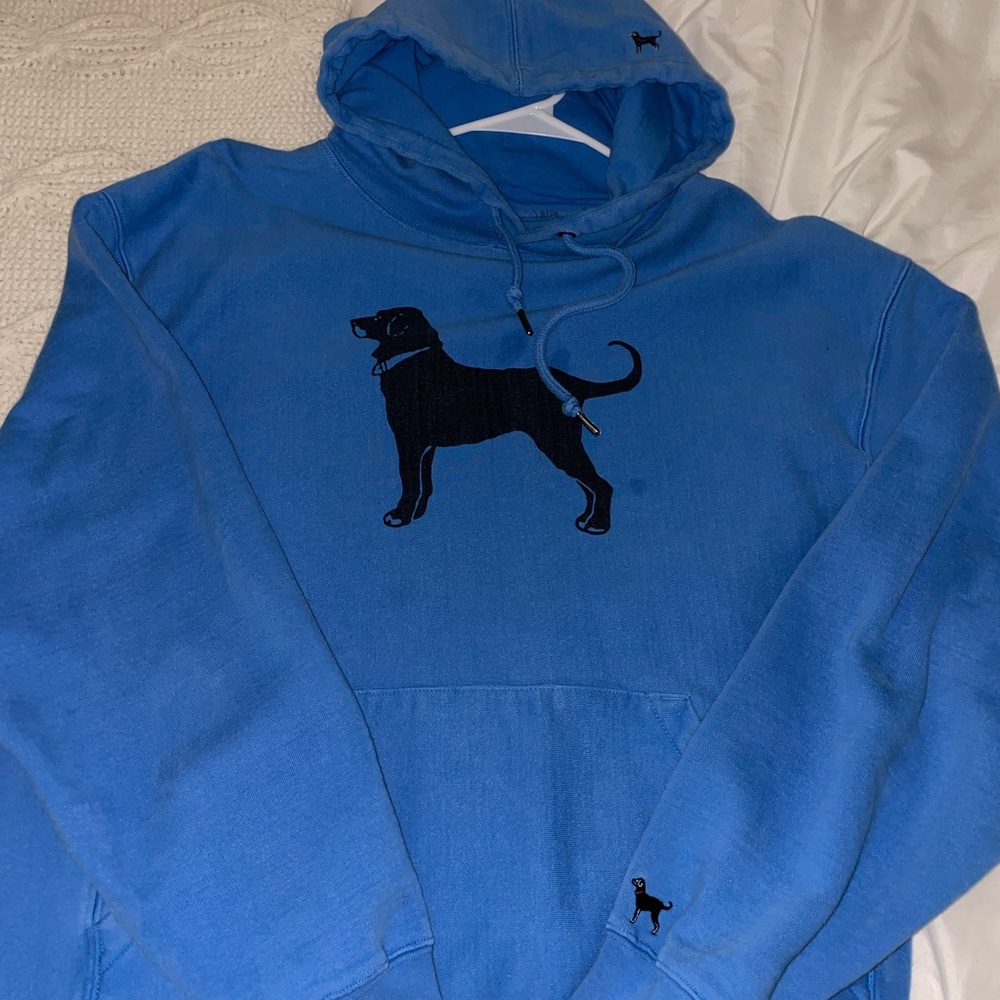 Black dog XL hoodie